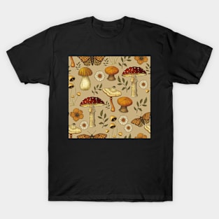 Woodland Flora Pattern T-Shirt